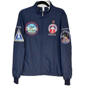 Men’s Navy USS Intrepid Cruise Jacket and Insignia Patch NASA Space Large